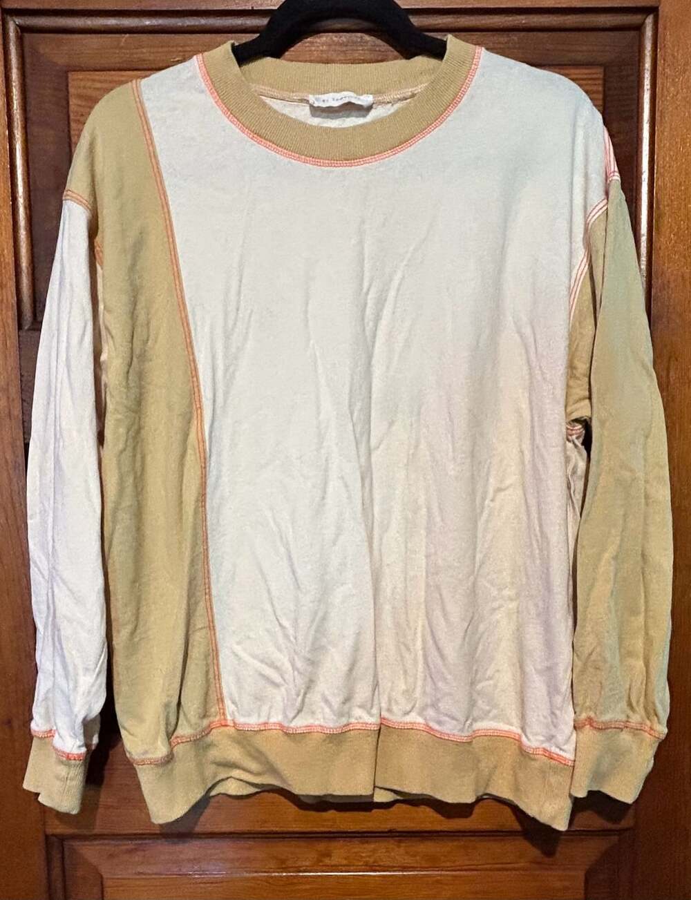 By Together Color Block Pullover Long Sleeve Tee Size S